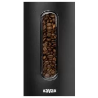   Xavax Kaffeedose für 1,3kg Bohnen o. 1,5kg Pulver, luftdicht, aromadicht, Schwarz 00111262 Szemeskávé tartó