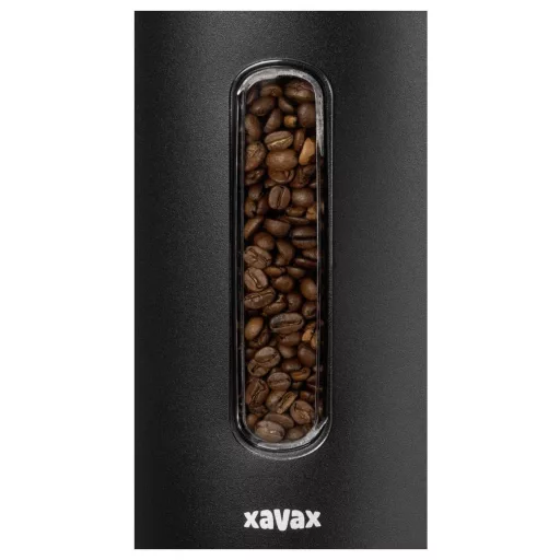 Xavax Kaffeedose für 1,3kg Bohnen o. 1,5kg Pulver, luftdicht, aromadicht, Schwarz 00111262 Szemeskávé tartó