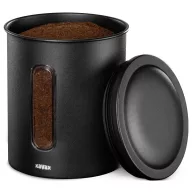   Xavax Kaffeedose für 500g Bohnen oder 700g Pulver, luftdicht, aromadicht, Schwarz 00111275 Szemeskávé tartó