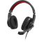 Hama On Ear headset Fekete, Piros
