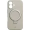 White Diamonds Cover Mag Urban Stand Case für Apple iPhone 16, Sand Hátlap Apple iPhone 16 Homok 1604FITSSM76