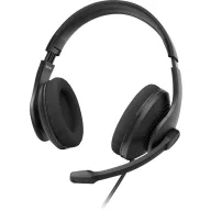 Hama On Ear headset Fekete