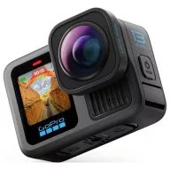   GoPro HERO13 Black Ultra Wide Edition Akciókamera 4K, 5.3K, 2.7K, Érintőkijelző, Ultra HD, Vízálló , GPS, Porvédett, Bluetooth, WLAN, Timelapse, Full HD