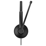   EPOS IMPACT 100 MS On Ear headset Vezetékes Mono Fekete Noise Cancelling Headset, Mikrofon némítás, Hangerő szabályozás, Microsoft Teams gomb Számítógép