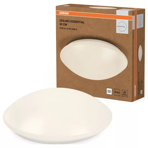 OSRAM HOMELIGHTING Ceiling Essential 400mm 24W 4000K 4099854445415 LED-es kültéri fali lámpa 24.00 W Fehér