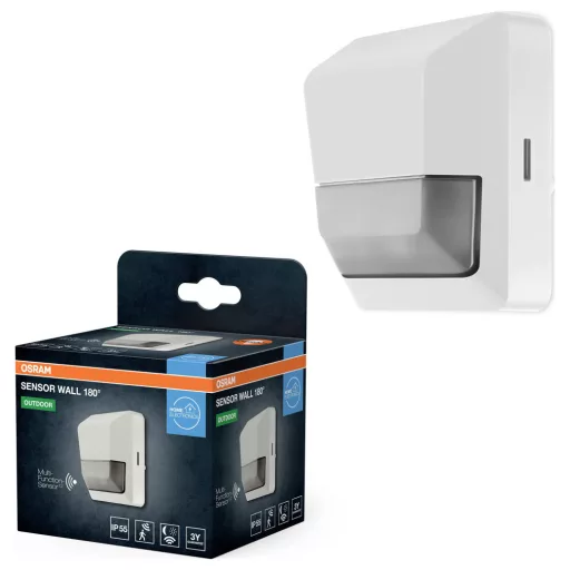 OSRAM HOMELIGHTING SENSOR WALL 180DEG IP55 WT 4099854454240 LED-es kültéri fali lámpa