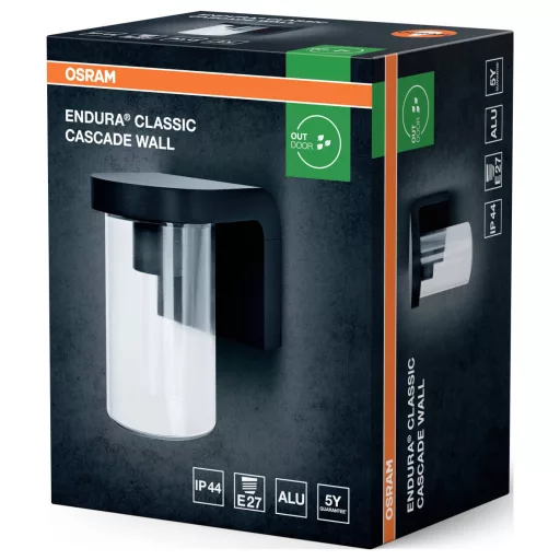 OSRAM HOMELIGHTING ENDURA Classic Cascade Wall E27 Clear 4099854461200 LED-es kültéri fali lámpa