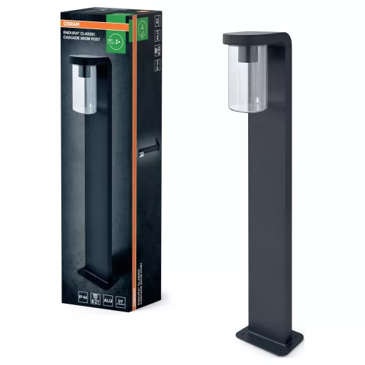 OSRAM HOMELIGHTING ENDURA Classic Cascade 80cm Post E27 Clear 4099854461033 LED-es kültéri fali lámpa
