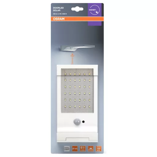 OSRAM HOMELIGHTING DoorLED Solar Sensor 4000K White 4099854531491 LED-es kültéri fali lámpa