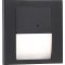 Paulmann 80004 Tsaro eckig 80x36mm 1W 80lm 230V 2700K Fali beépíthető lámpa LED 1 W Fekete (matt)
