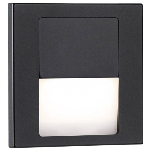 Paulmann 80001 Tsaro eckig 80x36mm Fali beépíthető lámpa LED 1 W Fekete (matt)