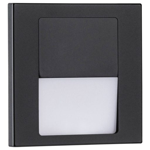 Paulmann 80001 Tsaro eckig 80x36mm Fali beépíthető lámpa LED 1 W Fekete (matt)
