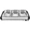 Silva Homeline SH 4.1 425009 Büfé melegentartó Nemesacél, Fekete