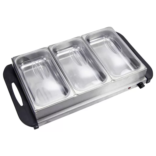 Silva Homeline SH 4.1 425009 Büfé melegentartó Nemesacél, Fekete