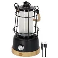   Brennenstuhl 1171800010 Kemping lámpás, Kemping lámpa 350 lm Akkuról üzemeltetett 570 g Fekete, Fa