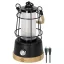 Brennenstuhl 1171800010 Kemping lámpás, Kemping lámpa 350 lm Akkuról üzemeltetett 570 g Fekete, Fa