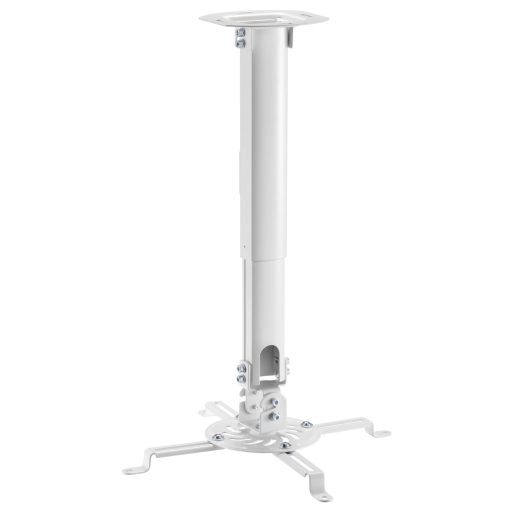 Reflecta Prometheus Kivetítő mennyezeti tartó Mennyezeti tartó, Forgatható, Dönthető Padló/mennyezet távolsága (max.): 580 mm Fehér