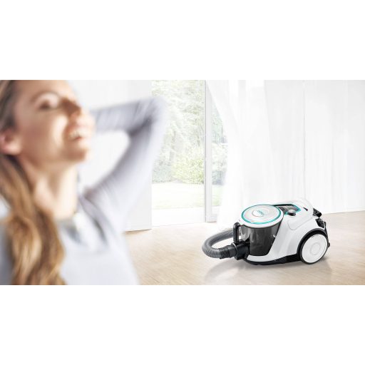 Bosch beutelloser Staubsauger GS41 Serie 6, weiß Zsák nélküli porszívó Porzsák nélkül