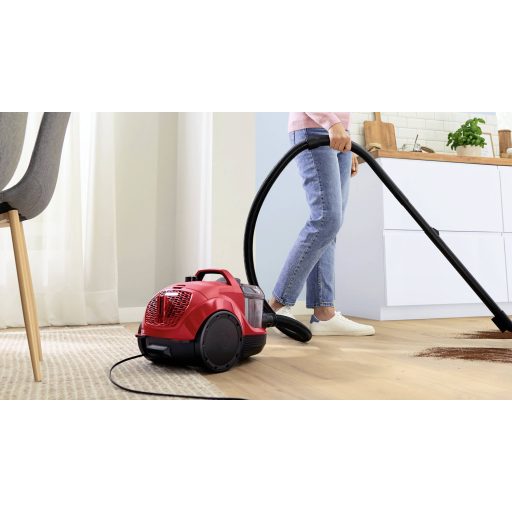 Bosch beutelloser Staubsauger Serie 4, rot Zsák nélküli porszívó Porzsák nélkül