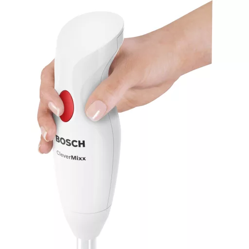 Bosch CleverMixx 400 Watt Metallfuß Rúdmixer 400 W Nemesacél, Fehér