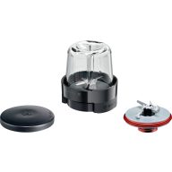   Bosch 3 in 1 Mühle Zerkleinerer für Bosch Küchenmaschine Serie 6 und 8 Aprító Fekete
