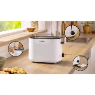 Bosch Kompakt Toaster MyMoment, weiß Kenyérpirító Fehér