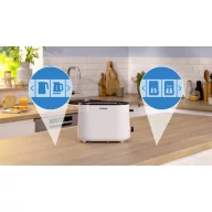 Bosch Kompakt Toaster MyMoment, weiß Kenyérpirító Fehér