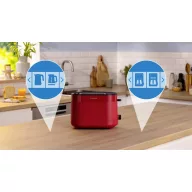 Bosch Toaster Kenyérpirító Piros