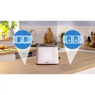 Bosch Kompakt Toaster MyMoment, weiß Kenyérpirító Fehér