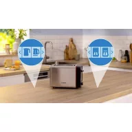   Bosch Kompakt Toaster MyMoment, Edelstahl Kenyérpirító Nemesacél