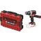 Einhell 4514210+4540011 Akkus fúrócsavarozó 18 V E-Case-zel, töltő nélkül, akku nélkül