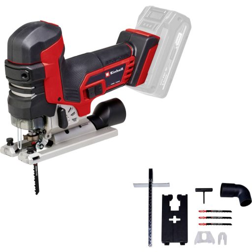 Einhell Akkus beszúrú fűrész 4321265+4540011 E-Case-zel, töltő nélkül, akku nélkül Vele szállított akkuk száma 0