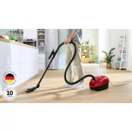   Bosch Staubsauger mit Beutel, Serie 4, rot Zsákos porszívó