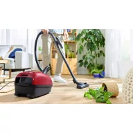   Bosch Staubsauger mit Beutel, Serie 4, rot Zsákos porszívó