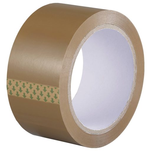 TOOLCRAFT 2xTO-10187040 Csomagolószalag Barna (H x Sz) 66 m x 50 mm 12 db