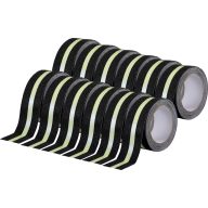   TOOLCRAFT 12xTO-10187130 Csúszásmentesítő szalag Fekete, Zöld (H x Sz) 10 m x 55 mm 12 db