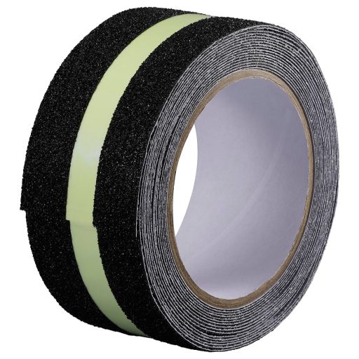 TOOLCRAFT 12xTO-10187130 Csúszásmentesítő szalag Fekete, Zöld (H x Sz) 10 m x 55 mm 12 db