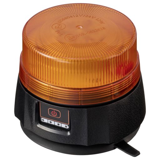 VOLTCRAFT Vészjelző villogó VC-17200360 5 V/DC DC bemeneten keresztül Mágneses talp, Tapadókorong, USB dugó Narancssárga