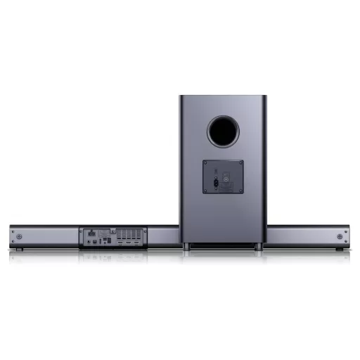Sharp Soundbar Sötétszürke USB, Dolby Atmos®, Vezeték nélküli mélysugárzóval, Bluetooth