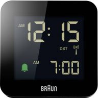   Braun BC09B-DCF Ébresztőóra Fekete Riasztási idők 1 Kétsoros