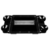   SecoRüt Első villogó LED Blitzer 12&24 Volt Strobo LW0052 12 V/DC, 24 V/DC Tapadókorong Narancssárga