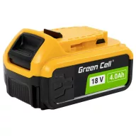   Green Cell DCB184 GC-PTDW18V4 Szerszám akku 18 V 4.0 Ah Lítiumion
