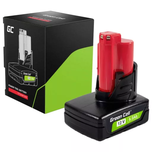 Green Cell GC-PTML12V6 B6 4932451395 Szerszám akku 12 V 6 Ah Lítiumion