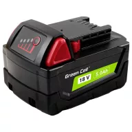   Green Cell GC-PTML18V5 M18 B5 4932430483 Szerszám akku 18 V 5.0 Ah Lítiumion