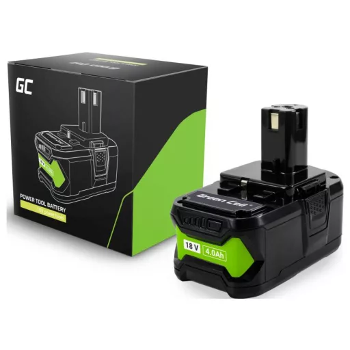 Green Cell GC-PTRY18V4 RB18L40 Szerszám akku 18 V 4.0 Ah Lítiumion