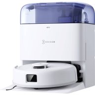   ECOVACS DEEBOT mini Porszívó és felmosó robot Kék, Fehér