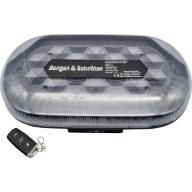   Berger & Schröter Figyelmeztető fényrúd Akku LED Mini SM865DR 12 V, 24 V USB-n keresztül üzemeltetett Mágneses talp Narancssárga