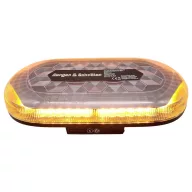   Berger & Schröter Figyelmeztető fényrúd Akku LED Mini SM865DR 12 V, 24 V USB-n keresztül üzemeltetett Mágneses talp Narancssárga