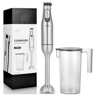   Lebenlang LBL4589 Rúdmixer 1000 W Turbó funkció, Összehajtható, BPA mentes Nemesacél