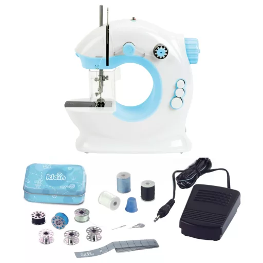 Theo Klein 7929 varrógép gyerekeknek | Biztonságos és egyszerű | 2 sebességfokozat, felső és alsó szál | Játék 8 éves kortól gyerekeknek